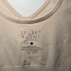 Beige Secret Agent Body Shapewear Cami